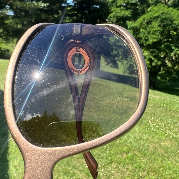 NWT Christian Dior Volute 2 STR Sunglasses 🤎Bronze with Rhinestone Temples 💎🤎 - Picture 12 of 16